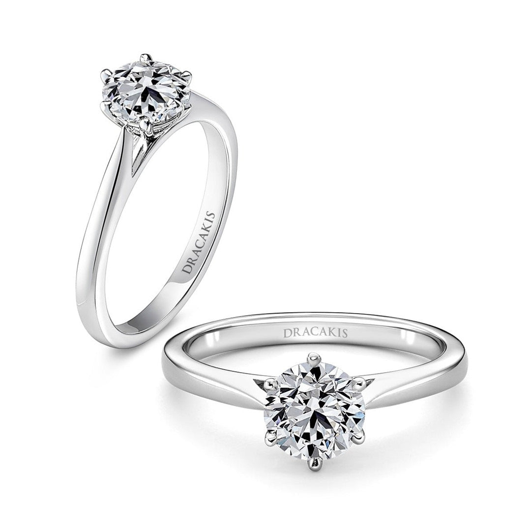 Solitaire Engagement Rings - Dracakis Jewellers